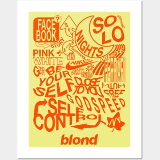 lyric orange frank ocean Posters and Art